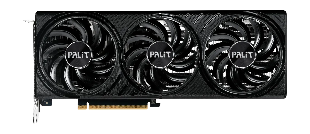Видеокарта Palit GeForce RTX 5060 Ti Infinity 3 OC 16GB (NE7506TS19T1-GB2061S) [16 ГБ, GDDR7, 128 бит, HDMI, DisplayPort (3 шт)]